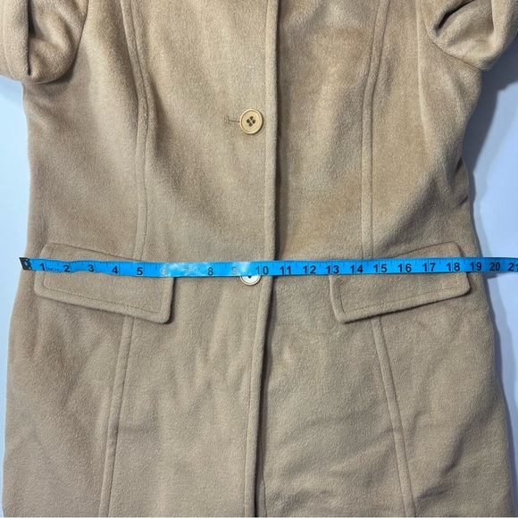 Talbots Wool/Angora Blend Coat - tan, size 10P - Picture 8 of 9